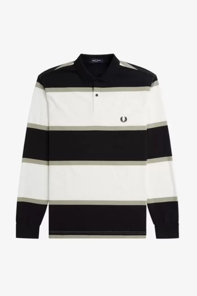 Tricou polo cu dungi relaxate pentru bărbați Tricou polo cu dungi relaxate pentru bărbați