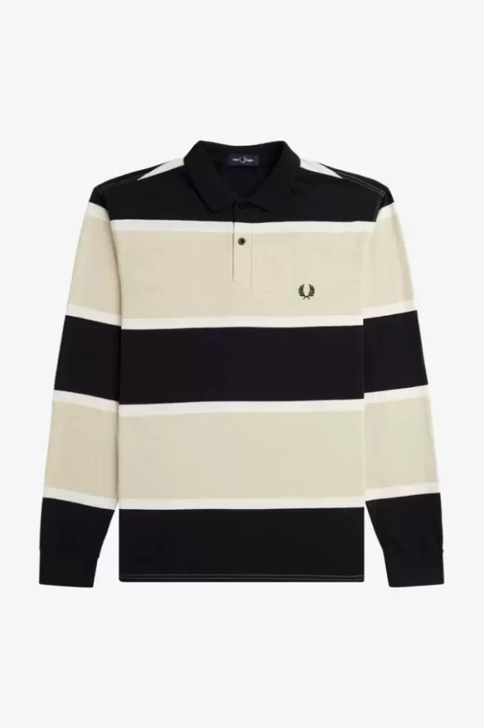Tricou polo cu dungi relaxate pentru bărbați Tricou polo cu dungi relaxate pentru bărbați