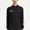 Tricou polo cu mânecă lungă și grafică Noongoons pentru bărbați Tricou polo cu mânecă lungă și grafică Noongoons pentru bărbați