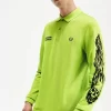 Tricou polo cu mânecă lungă și grafică Noongoons pentru bărbați Tricou polo cu mânecă lungă și grafică Noongoons pentru bărbați