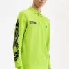 Tricou polo cu mânecă lungă și grafică Noongoons pentru bărbați Tricou polo cu mânecă lungă și grafică Noongoons pentru bărbați