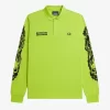 Tricou polo cu mânecă lungă și grafică Noongoons pentru bărbați Tricou polo cu mânecă lungă și grafică Noongoons pentru bărbați