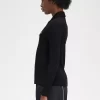 Tricou polo cu mânecă lungă și nervuri pentru femei Tricou polo cu mânecă lungă și nervuri pentru femei