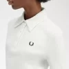 Tricou polo cu mânecă lungă și nervuri pentru femei Tricou polo cu mânecă lungă și nervuri pentru femei