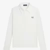 Tricou polo cu mânecă lungă și nervuri pentru femei Tricou polo cu mânecă lungă și nervuri pentru femei