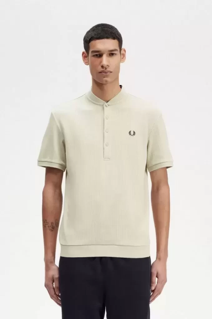 Tricou polo Henley pentru bărbați Tricou polo Henley pentru bărbați