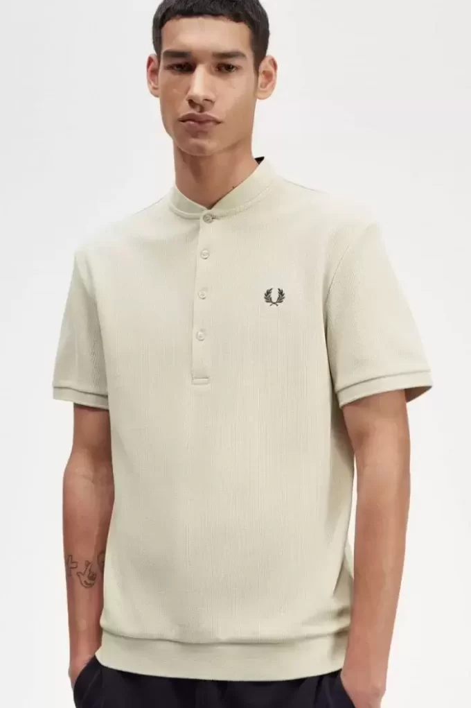 Tricou polo Henley pentru bărbați Tricou polo Henley pentru bărbați