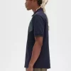 Tricou polo pentru bărbați cu dungi glitch Tricou polo pentru bărbați cu dungi glitch