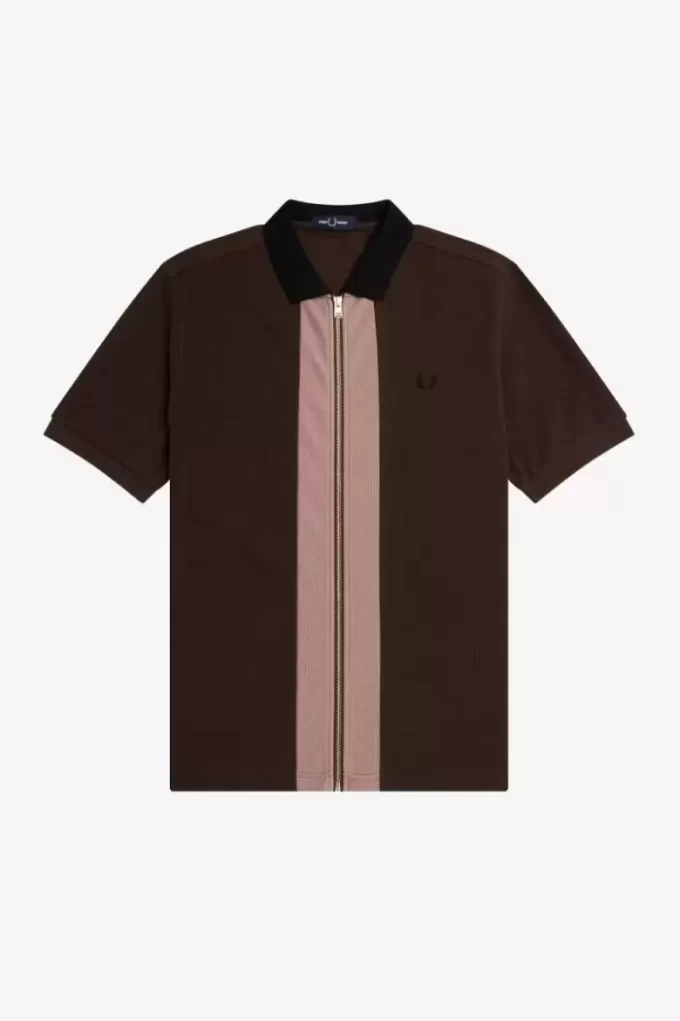 Tricou polo pentru bărbați cu fermoar Tricou polo pentru bărbați cu fermoar