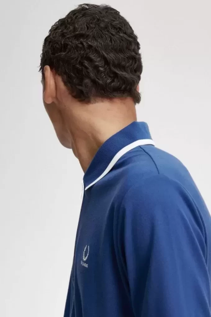 Tricou polo pentru bărbați cu fermoar pe jumătate Tricou polo pentru bărbați cu fermoar pe jumătate