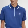 Tricou polo pentru bărbați cu fermoar pe jumătate Tricou polo pentru bărbați cu fermoar pe jumătate