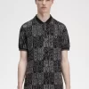 Tricou polo pentru bărbați cu grafică blocată Tricou polo pentru bărbați cu grafică blocată