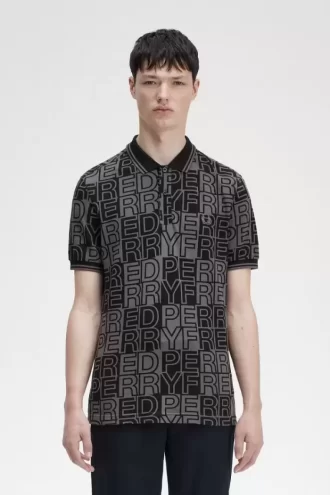 Tricou polo pentru bărbați cu grafică blocată Tricou polo pentru bărbați cu grafică blocată