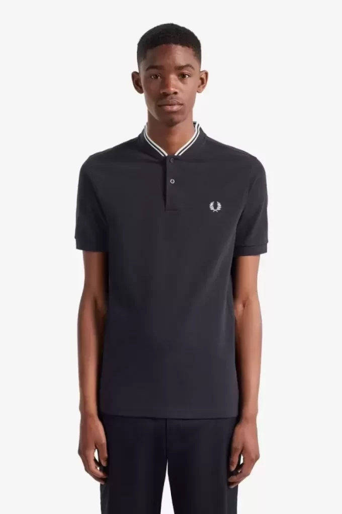 Tricou polo pentru bărbați cu guler bomber Tricou polo pentru bărbați cu guler bomber