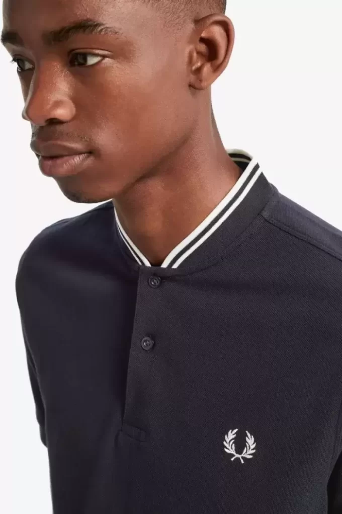 Tricou polo pentru bărbați cu guler bomber Tricou polo pentru bărbați cu guler bomber