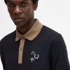 Tricou polo pentru bărbați cu guler contrastant Tricou polo pentru bărbați cu guler contrastant