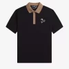 Tricou polo pentru bărbați cu guler contrastant Tricou polo pentru bărbați cu guler contrastant
