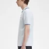 Tricou polo pentru bărbați cu guler cu fermoar și crep pique Tricou polo pentru bărbați cu guler cu fermoar și crep pique