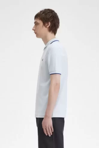 Tricou polo pentru bărbați cu guler cu fermoar și crep pique Tricou polo pentru bărbați cu guler cu fermoar și crep pique