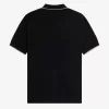 Tricou polo pentru bărbați cu guler cu fermoar și crep pique Tricou polo pentru bărbați cu guler cu fermoar și crep pique