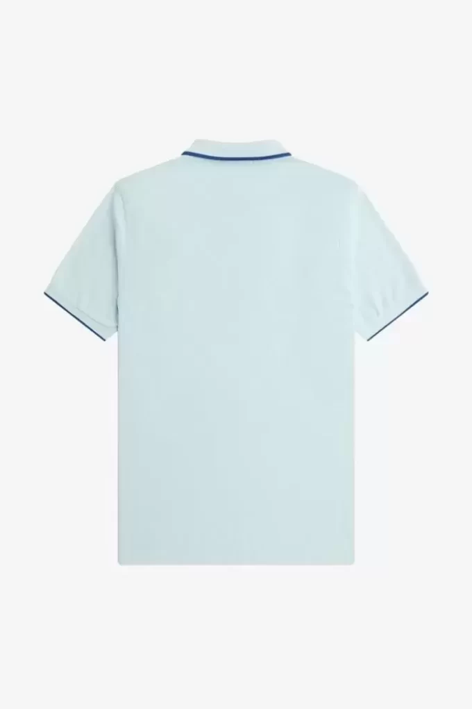 Tricou polo pentru bărbați cu guler cu fermoar și crep pique Tricou polo pentru bărbați cu guler cu fermoar și crep pique