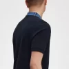 Tricou polo pentru bărbați cu guler grafic Tricou polo pentru bărbați cu guler grafic