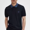 Tricou polo pentru bărbați cu guler grafic Tricou polo pentru bărbați cu guler grafic
