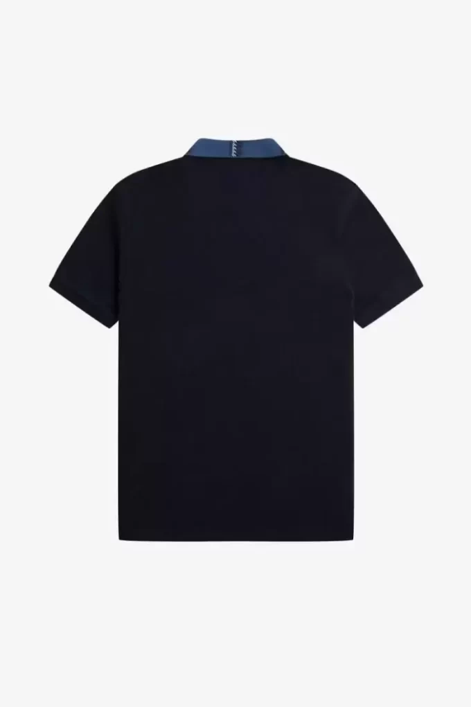 Tricou polo pentru bărbați cu guler grafic Tricou polo pentru bărbați cu guler grafic