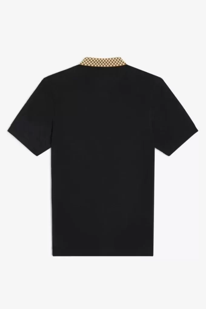 Tricou polo pentru bărbați cu guler în carouri Tricou polo pentru bărbați cu guler în carouri