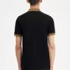 Tricou polo pentru bărbați cu imprimeu leopard Noongoons Tricou polo pentru bărbați cu imprimeu leopard Noongoons