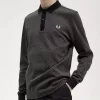 Tricou polo pentru bărbați cu imprimeu micro-chequerboard Tricou polo pentru bărbați cu imprimeu micro-chequerboard