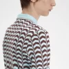 Tricou polo pentru bărbați cu imprimeu îndrăzneț Tricou polo pentru bărbați cu imprimeu îndrăzneț