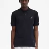 Tricou polo pentru bărbați cu mânecă imprimată Tricou polo pentru bărbați cu mânecă imprimată