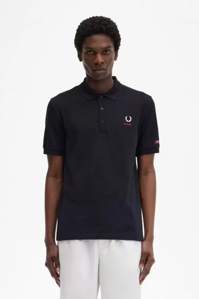 Tricou polo pentru bărbați cu mânecă imprimată Tricou polo pentru bărbați cu mânecă imprimată