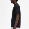 Tricou polo pentru bărbați cu mânecă imprimată Tricou polo pentru bărbați cu mânecă imprimată