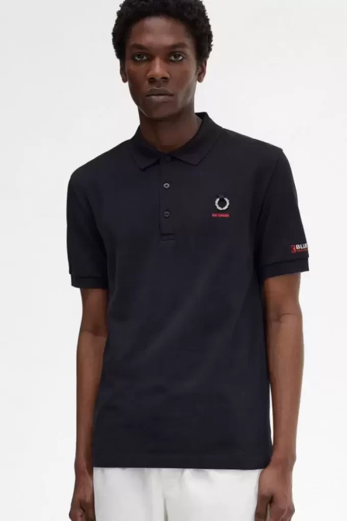 Tricou polo pentru bărbați cu mânecă imprimată Tricou polo pentru bărbați cu mânecă imprimată