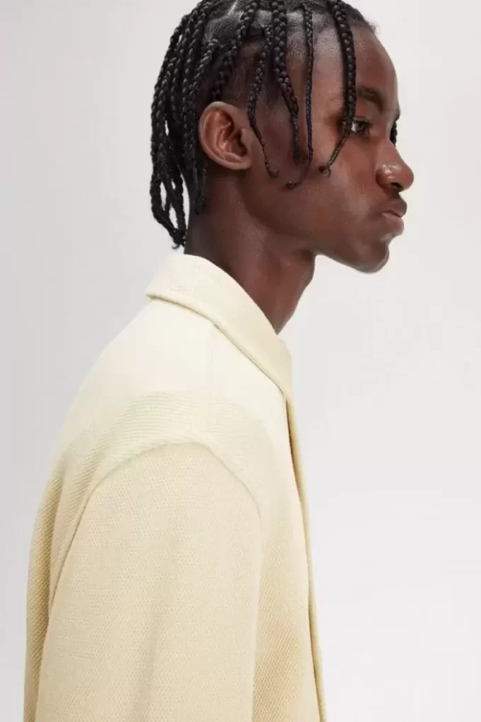 Tricou polo pentru bărbați cu mânecă lungă și nasturi Tricou polo pentru bărbați cu mânecă lungă și nasturi