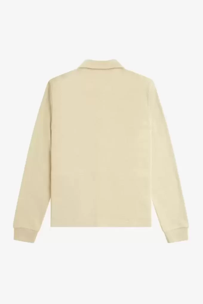 Tricou polo pentru bărbați cu mânecă lungă și nasturi Tricou polo pentru bărbați cu mânecă lungă și nasturi