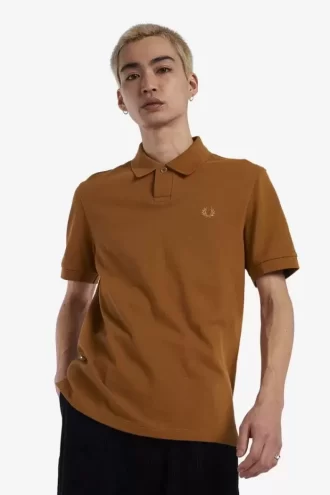 Tricou polo pentru bărbați cu un singur nasture