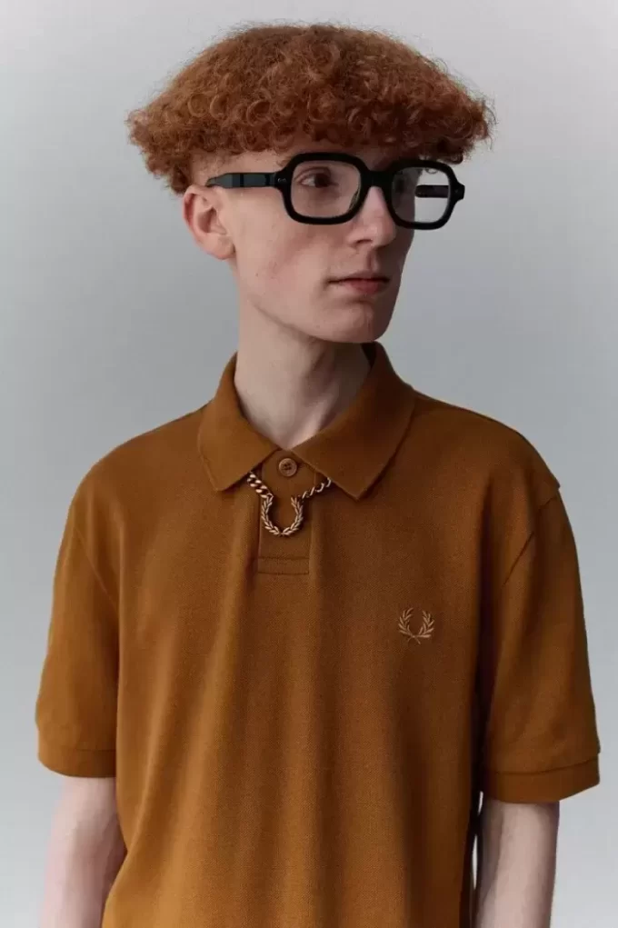 Tricou polo pentru bărbați cu un singur nasture Tricou polo pentru bărbați cu un singur nasture