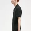 Tricou polo pentru bărbați din bumbac cu model fagure de miere Tricou polo pentru bărbați din bumbac cu model fagure de miere