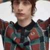 Tricou polo pentru bărbați Glitch Tartan Tricou polo pentru bărbați Glitch Tartan