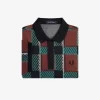 Tricou polo pentru bărbați Glitch Tartan Tricou polo pentru bărbați Glitch Tartan