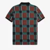 Tricou polo pentru bărbați Glitch Tartan Tricou polo pentru bărbați Glitch Tartan