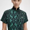 Tricou polo pentru femei cu imprimeu de șarpe Tricou polo pentru femei cu imprimeu de șarpe