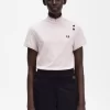 Tricou polo pentru femei cu imprimeu piqué Tricou polo pentru femei cu imprimeu piqué
