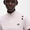 Tricou polo pentru femei cu imprimeu piqué Tricou polo pentru femei cu imprimeu piqué