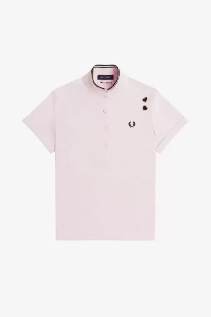 Tricou polo pentru femei cu imprimeu piqué Tricou polo pentru femei cu imprimeu piqué