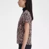 Tricou polo pentru femei cu imprimeu zebră Tricou polo pentru femei cu imprimeu zebră