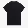 Tricou polo pentru femei din piqué cu guler deschis Tricou polo pentru femei din piqué cu guler deschis